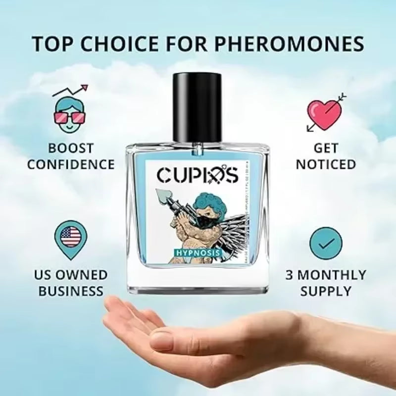 Original Cupid Men'S Pheromone Cologne Lasting Mature Hypnotic Rich Fragrance High Quality Hombre Perfume Body Spray